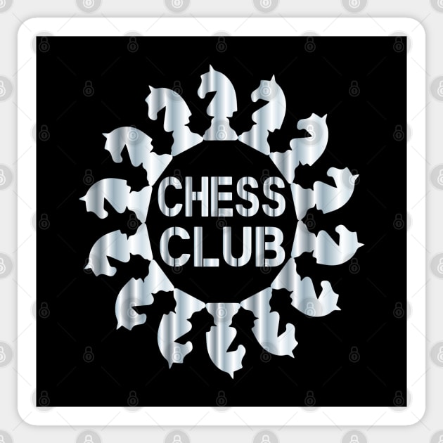 Funny chess club gift Sticker by egygraphics